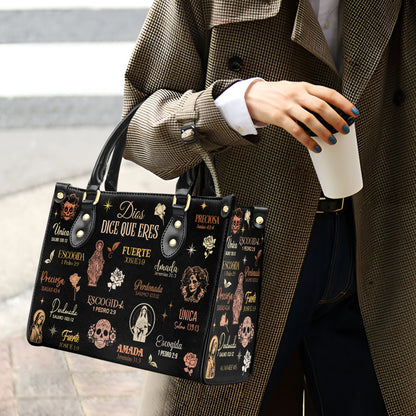 Dieu dit que tu es - Sac à main en cuir personnalisé - HG65