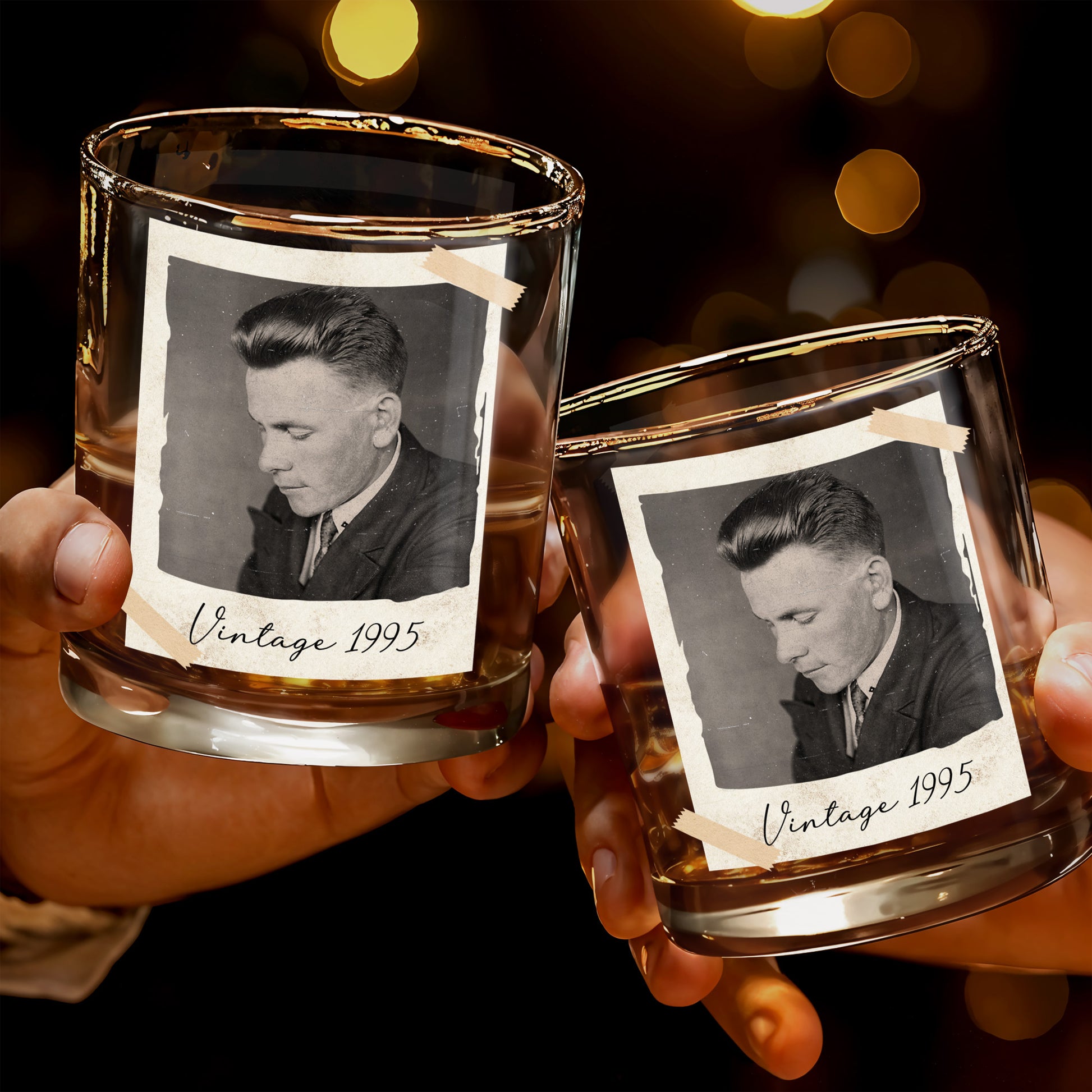 Vintage A Toast To Timeless Moments, Photo And Tape