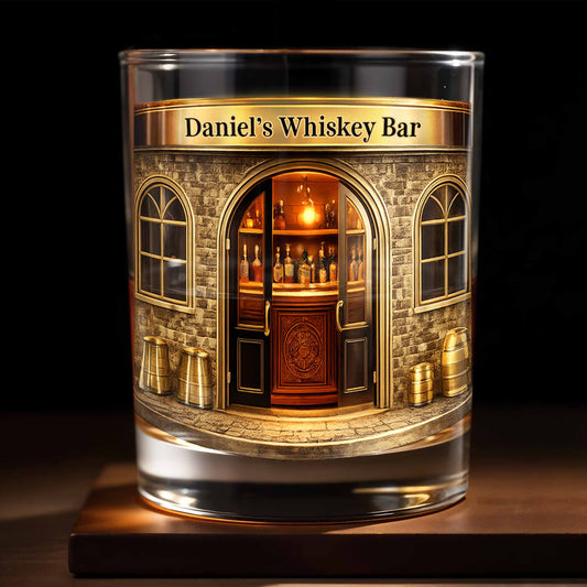Relax At Your Personal Whiskey Bar Featuring A Classic Bar Design