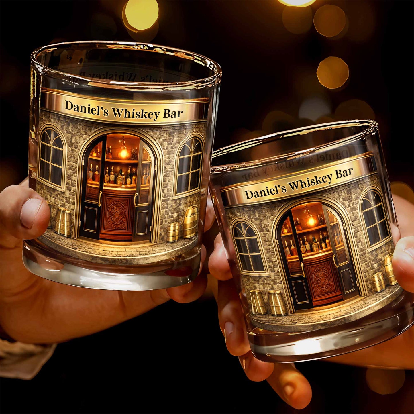 Relax At Your Personal Whiskey Bar Featuring A Classic Bar Design