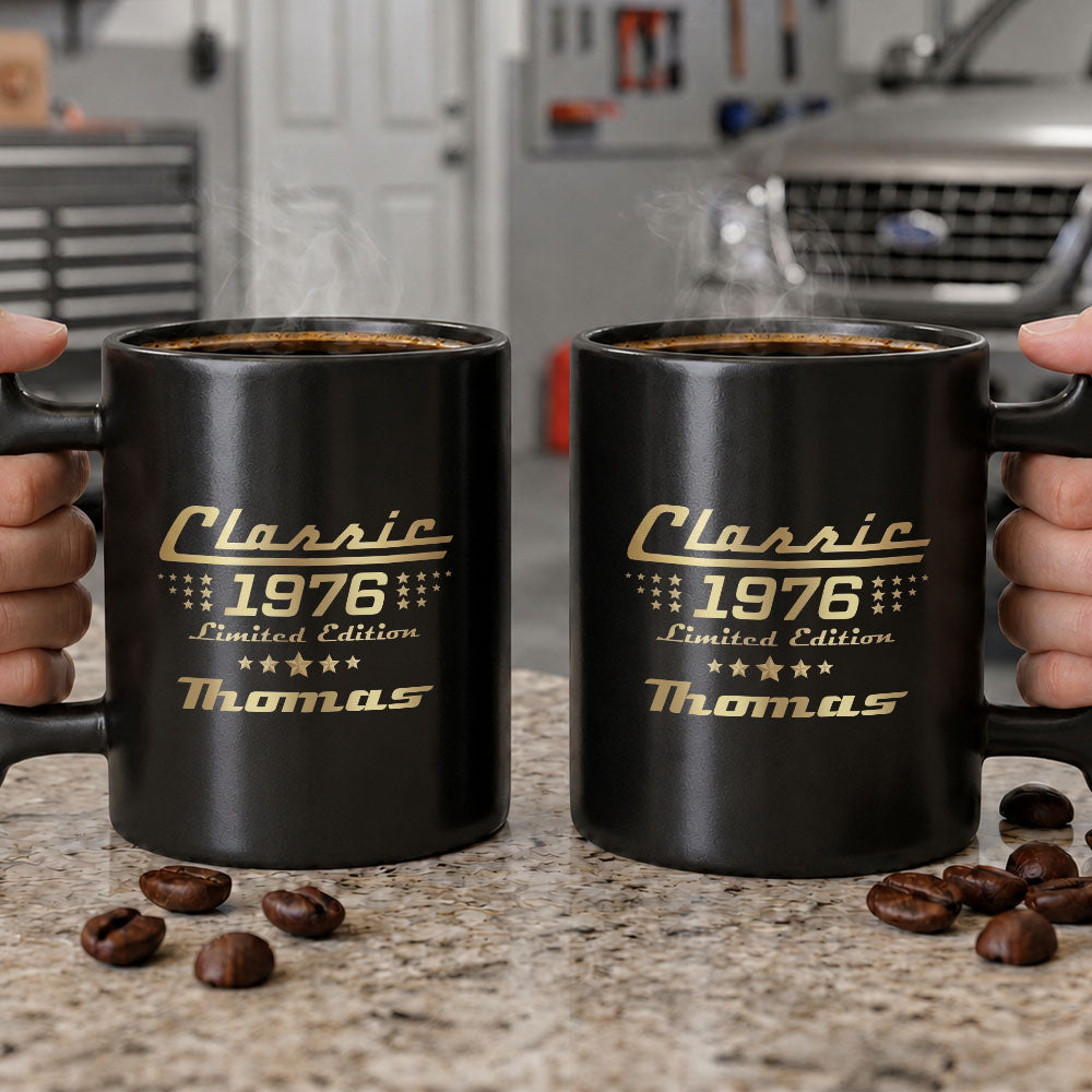 Classic Limited Edition Wrench Handle Personalized Coffee Mug - Personalized Coffee Mug With Wrench Spanner Handle - HIM030_WREMU