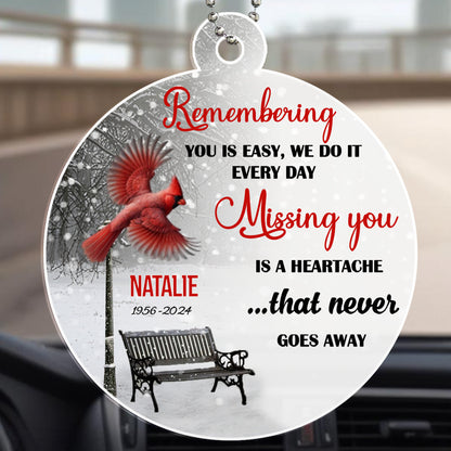Remembering You Is Easy Missing You Is A Heartache