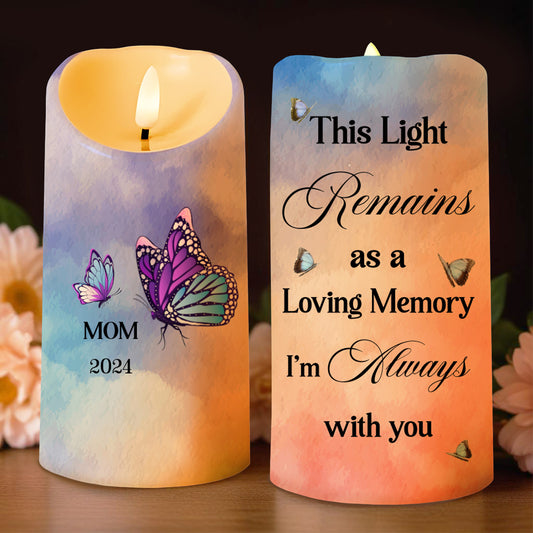 Loving Memory Light, Always With You Butterfly Design