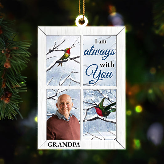 I Am Always With You Window and Bird Design
