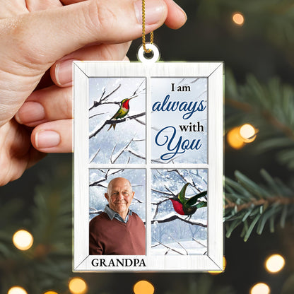 I Am Always With You Window and Bird Design