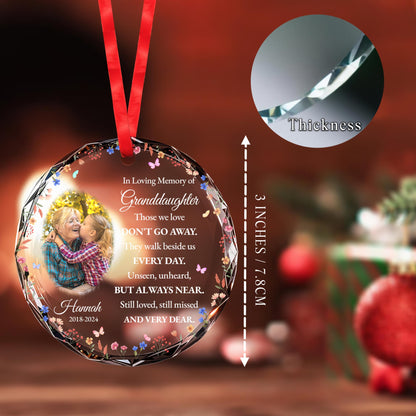 Those We Love Walk Beside Us Every Day Personalized Memorial Ornament