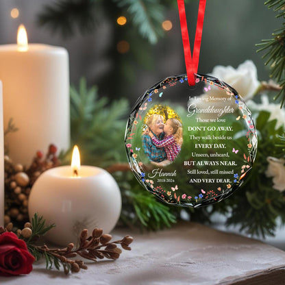 Those We Love Walk Beside Us Every Day Personalized Memorial Ornament