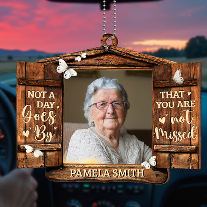 Not a Day Goes By That You Are Not Missed Wood Frame
