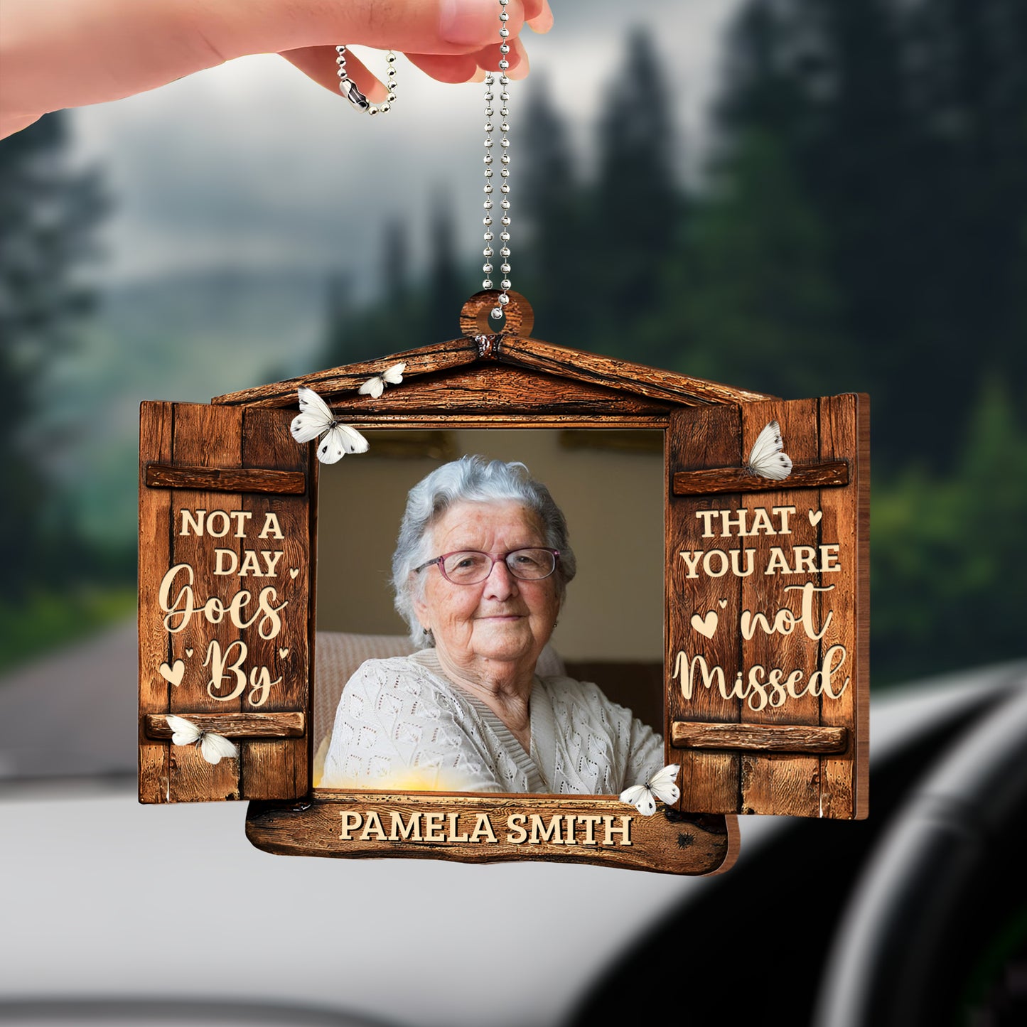 Not a Day Goes By That You Are Not Missed Wood Frame