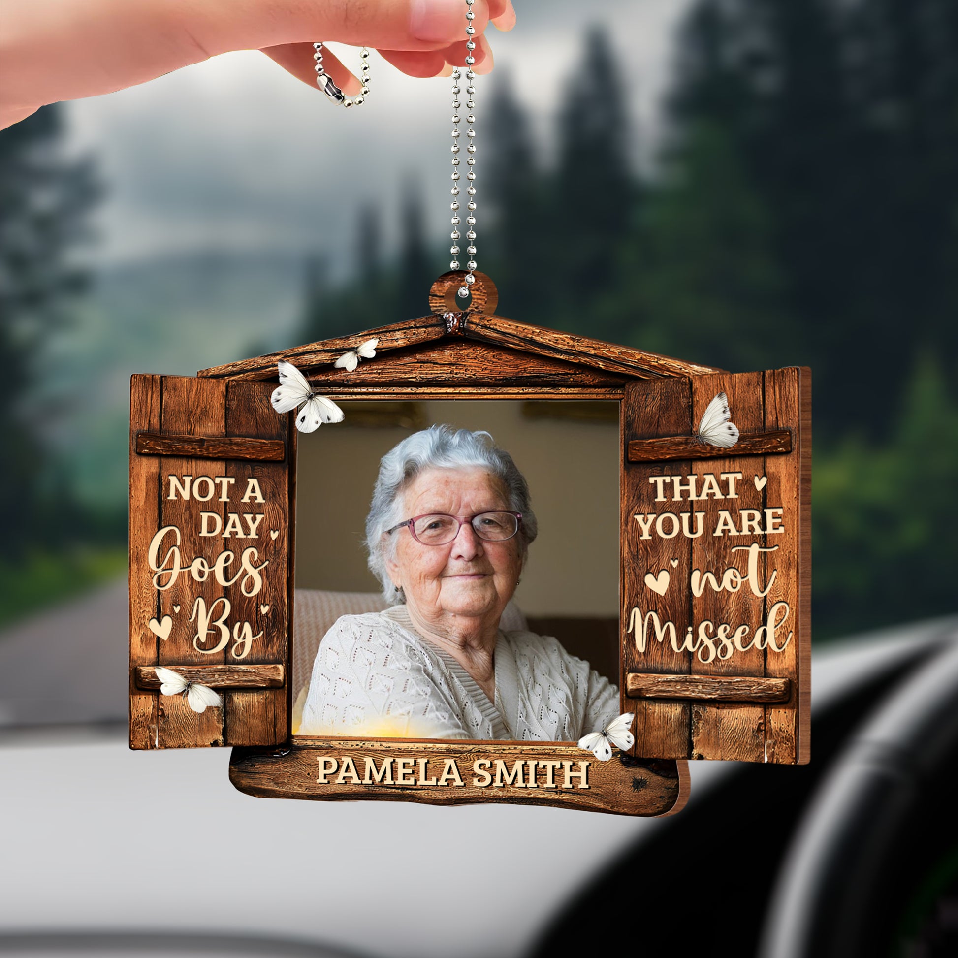 Not a Day Goes By That You Are Not Missed Wood Frame