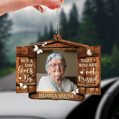 Not a Day Goes By That You Are Not Missed Wood Frame