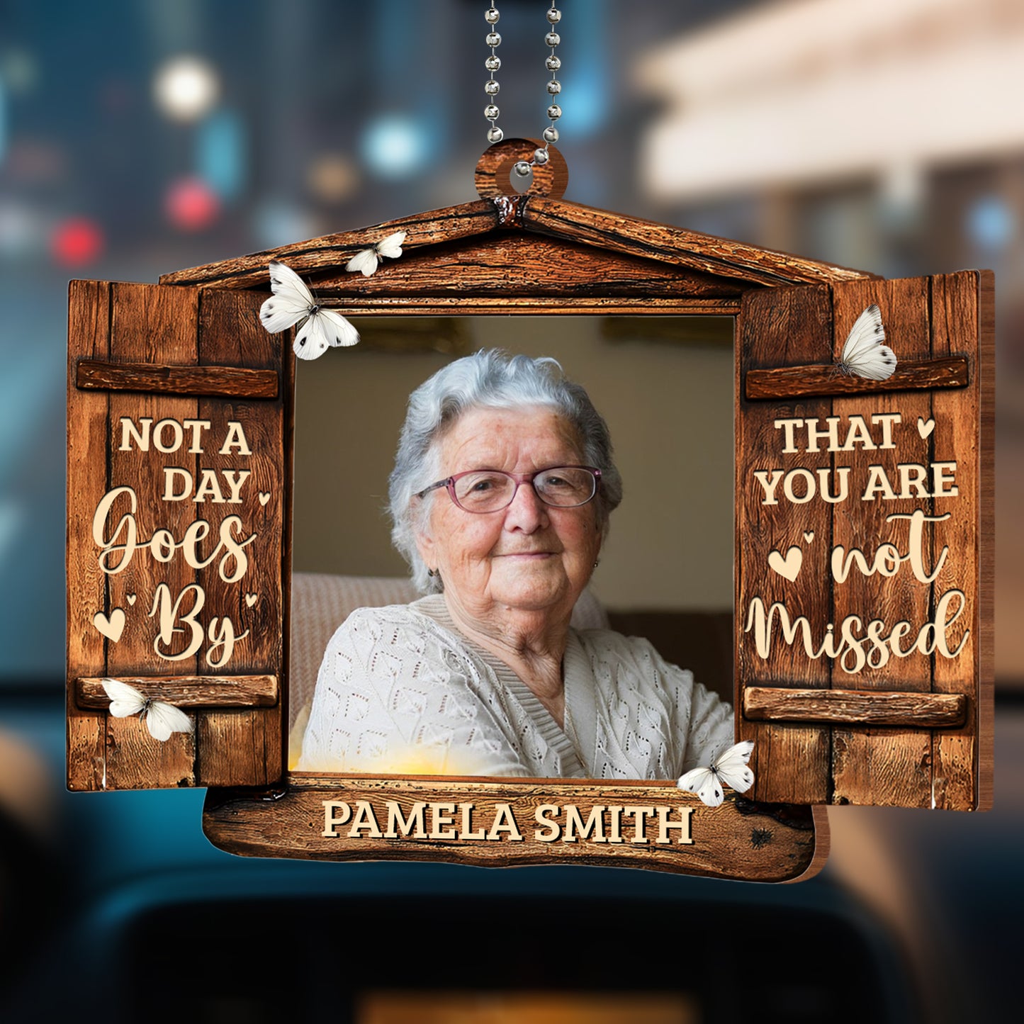 Not a Day Goes By That You Are Not Missed Wood Frame