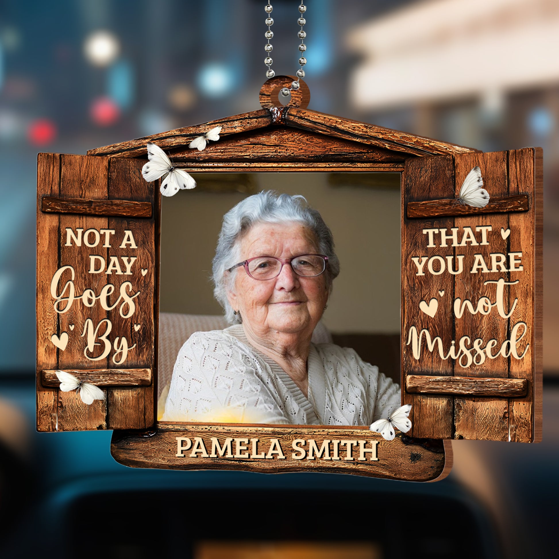 Not a Day Goes By That You Are Not Missed Wood Frame