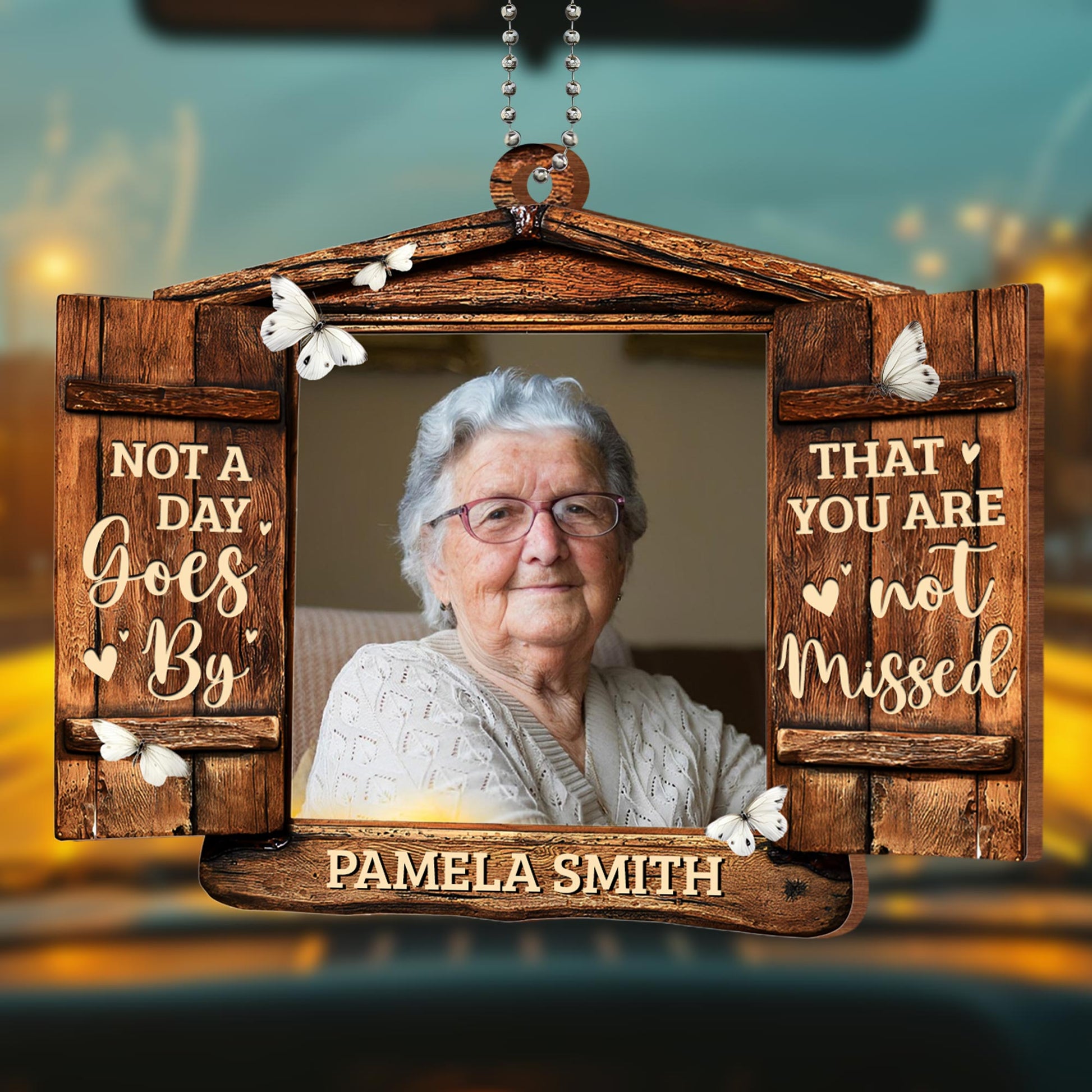 Not a Day Goes By That You Are Not Missed Wood Frame