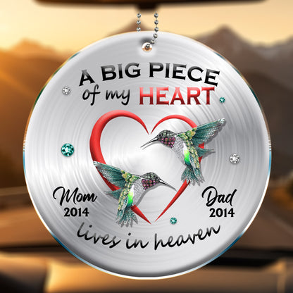 Big Piece Of My Heart In Heaven With Hummingbirds
