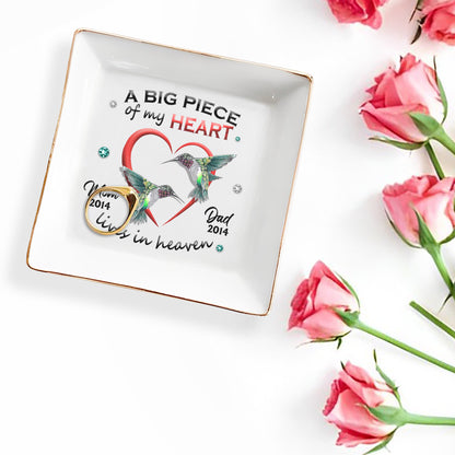A Big Piece Of My Heart Lives In Heaven With Hummingbirds