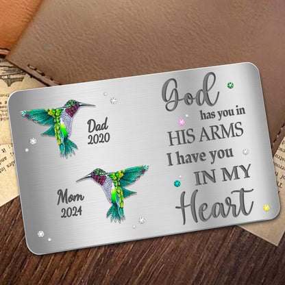 God Has You In His Arms I Have You In My Heart With Hummingbirds