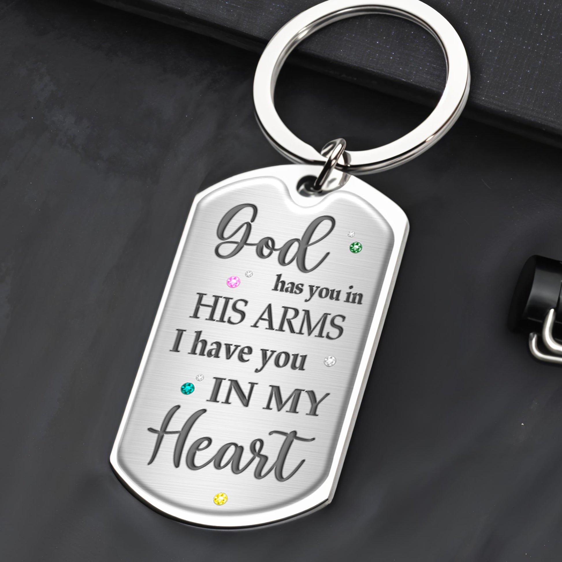 God Has You In His Arms, I Have You In My Heart With Hummingbird Design