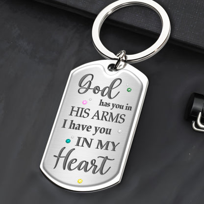 God Has You In His Arms, I Have You In My Heart With Hummingbird Design