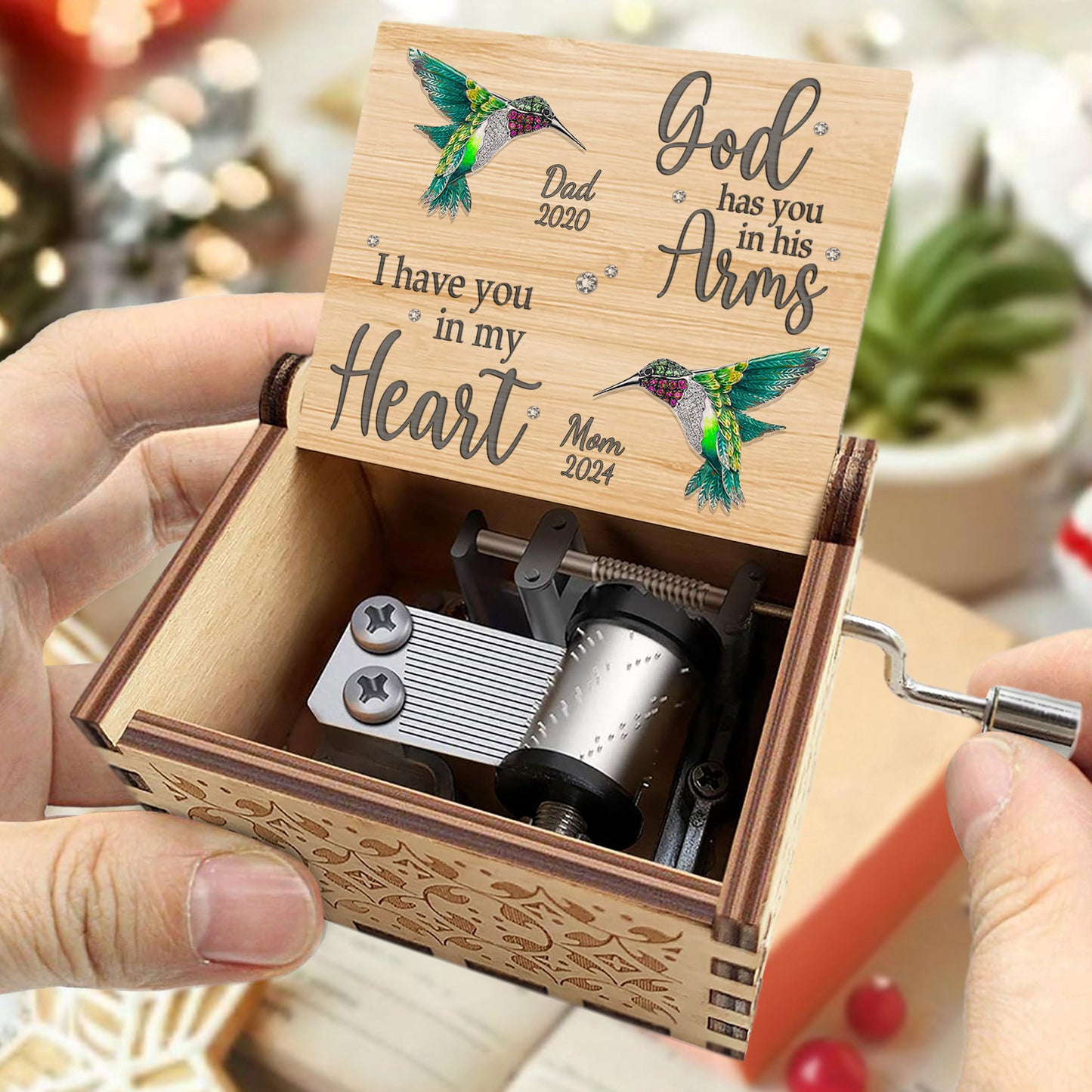 God Has You In His Arms I Have You In My Heart With Hummingbirds