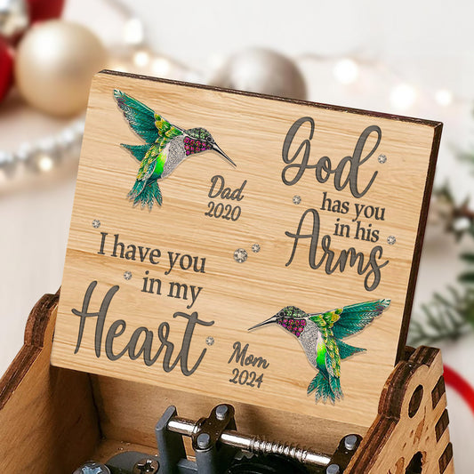God Has You In His Arms I Have You In My Heart With Hummingbirds