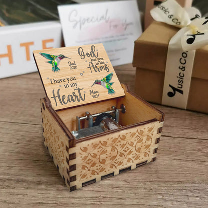 God Has You In His Arms I Have You In My Heart With Hummingbirds