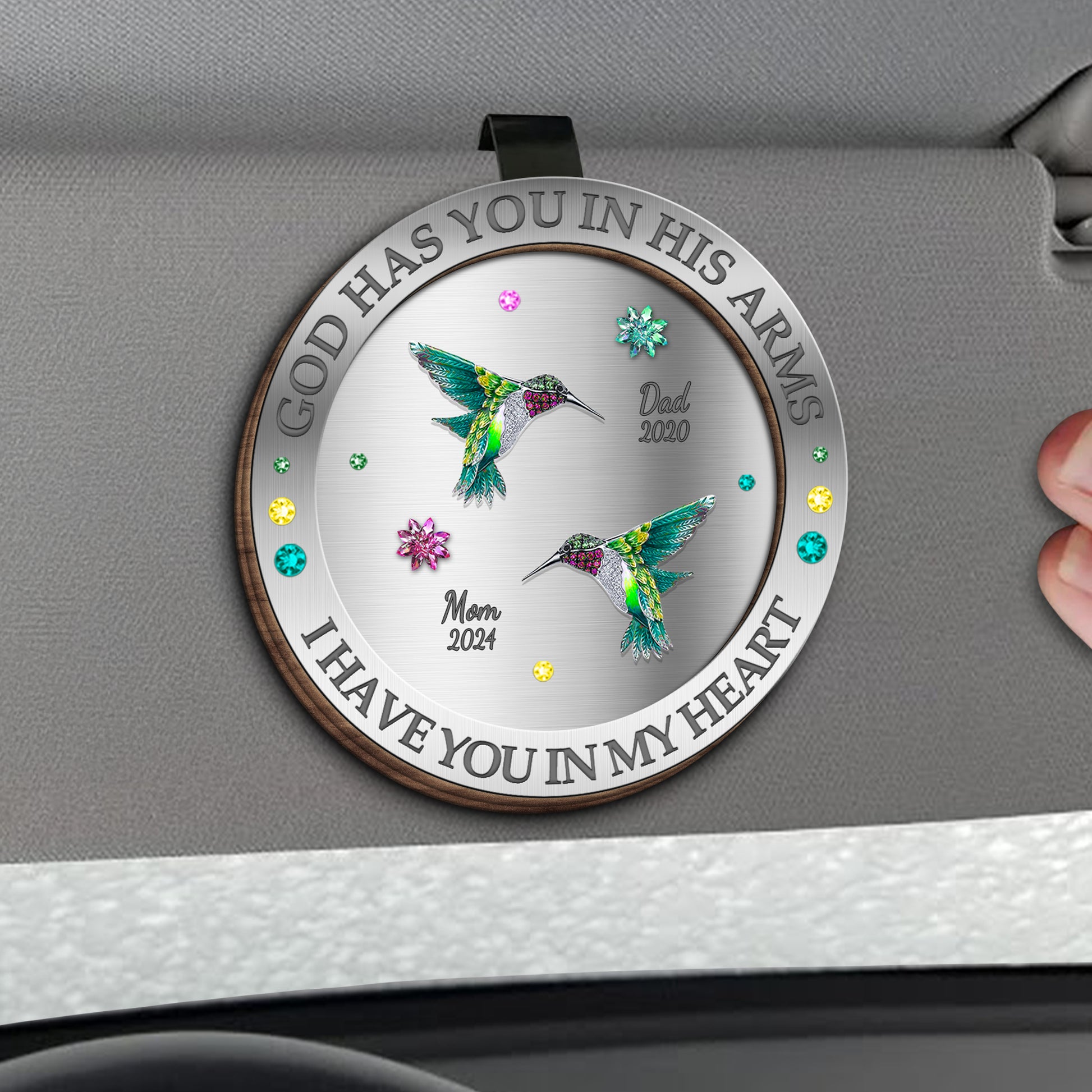 God Has You In His Arms, I Have You In My Heart With Hummingbirds