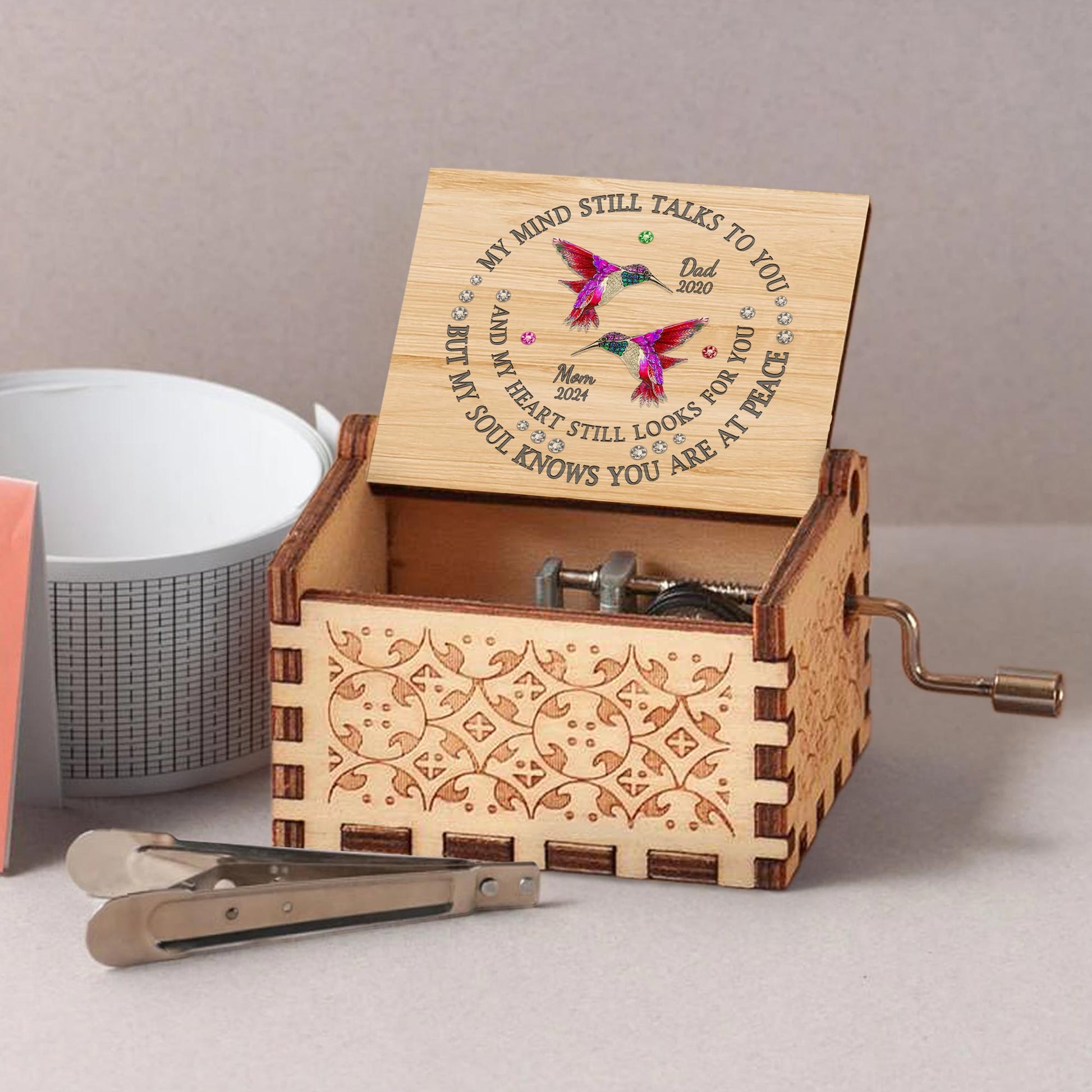 My Mind Still Talks To You, Hummingbirds Peace Custom Music Box
