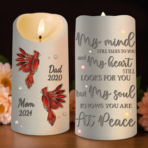 Red Cardinal Memorial Text Soul At Peace