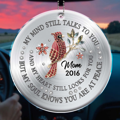 My Soul Knows You Are At Peace Memorial Bird Ornament