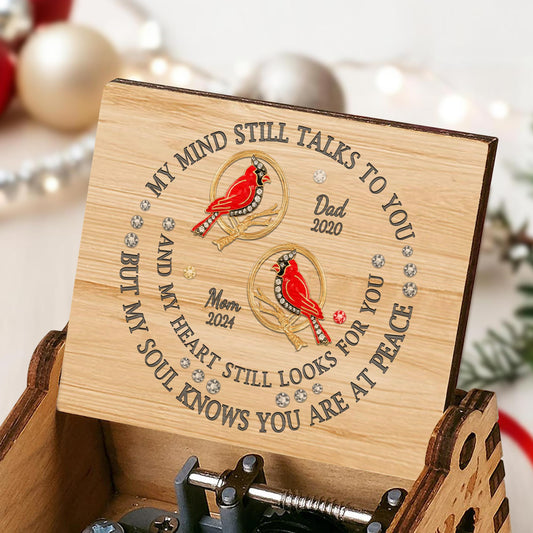 My Mind Talks To You Cardinals Memorial Music Box