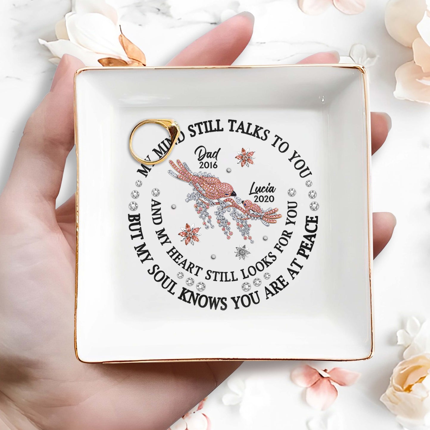 Comforting Memories Of Loved Ones With Lizard And Flowers