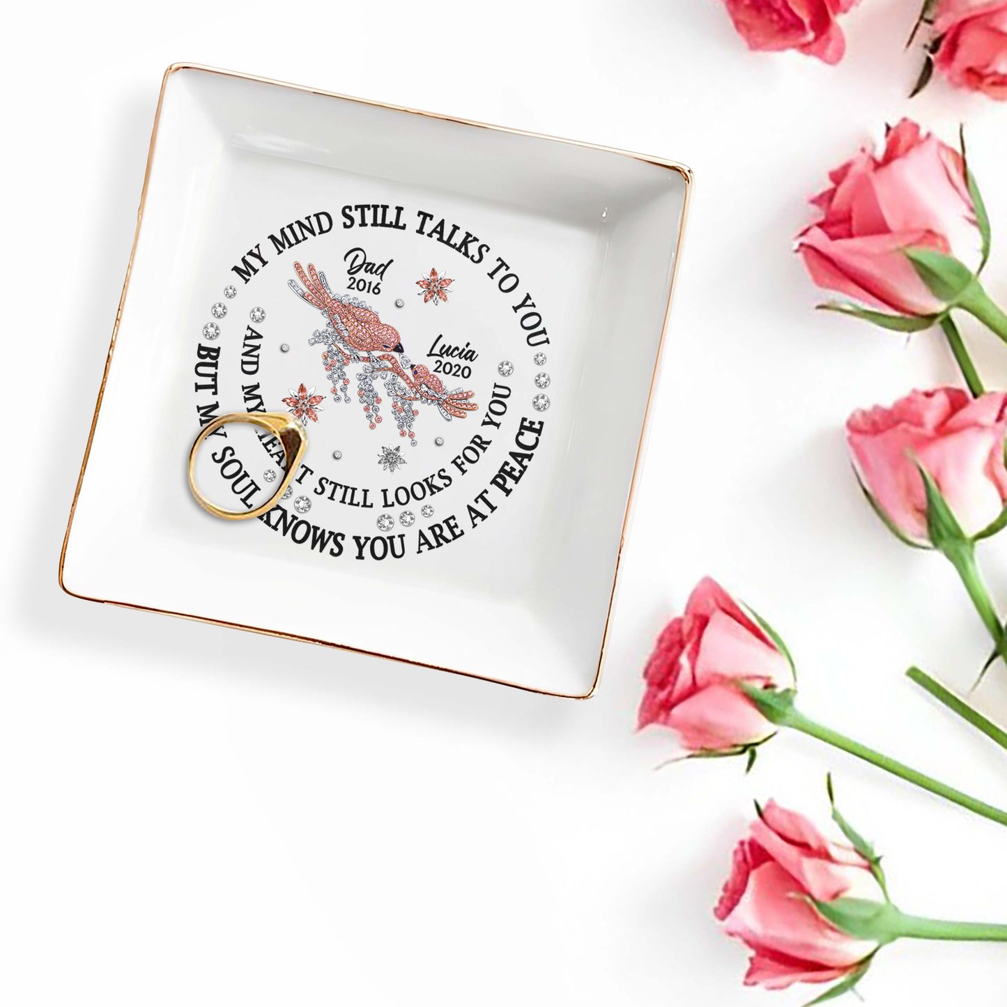 Comforting Memories Of Loved Ones With Lizard And Flowers