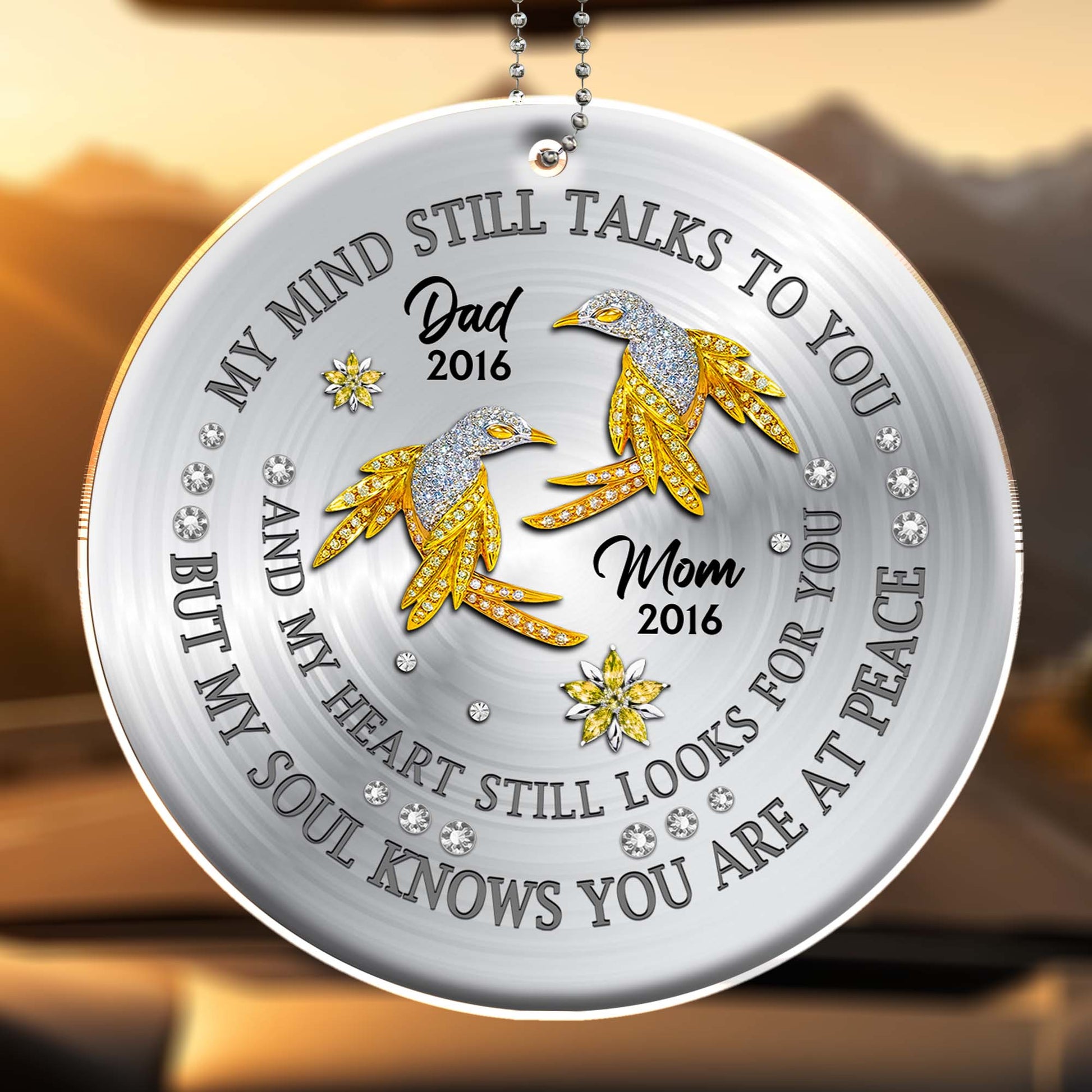 Soulful Remembrance With Doves And Flowers