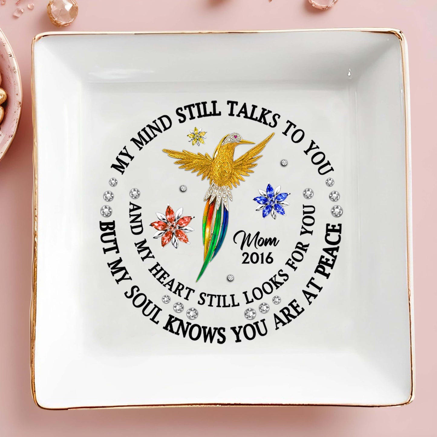 My Mind Talks to You, Soul At Peace Hummingbird Dish