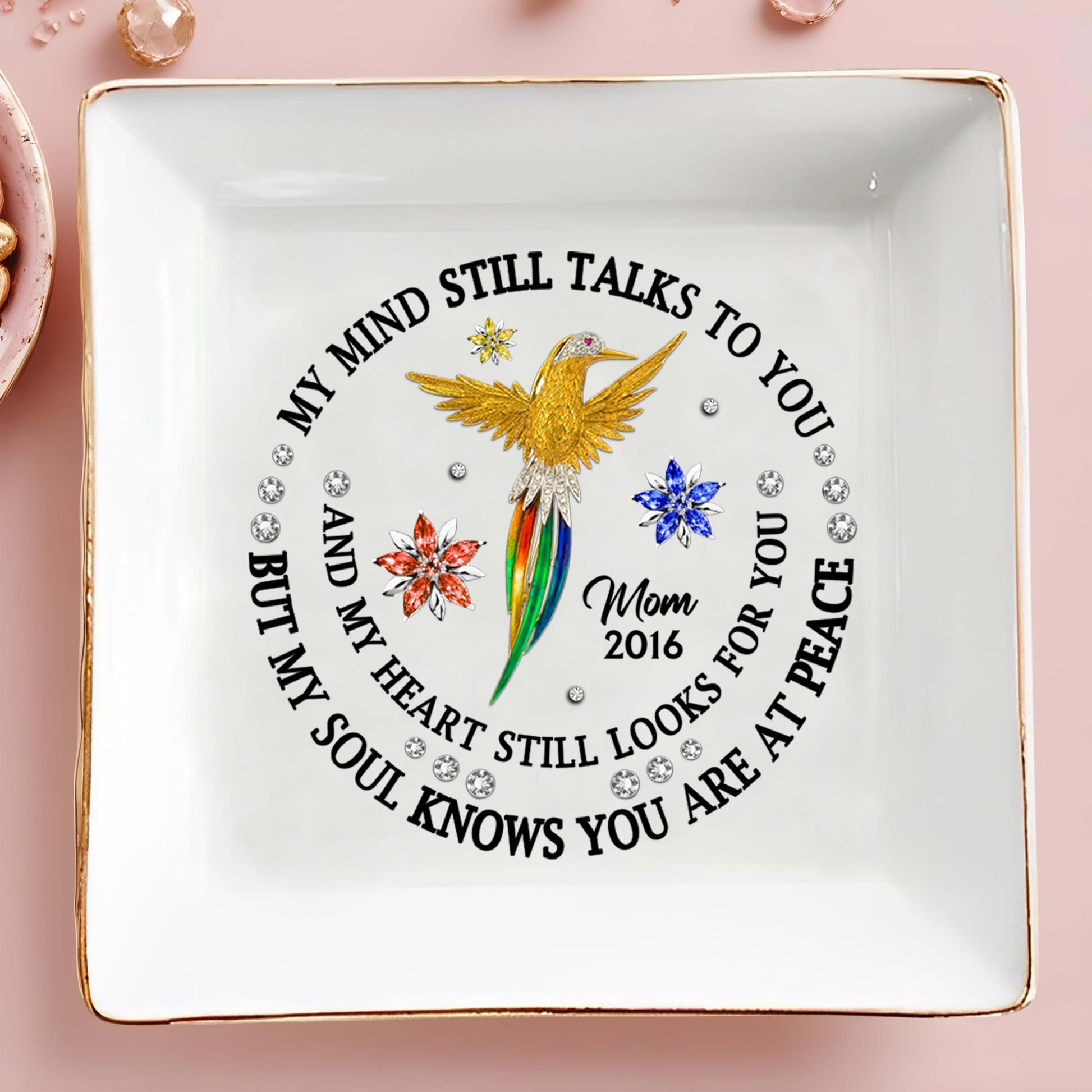 My Mind Talks to You, Soul At Peace Hummingbird Dish