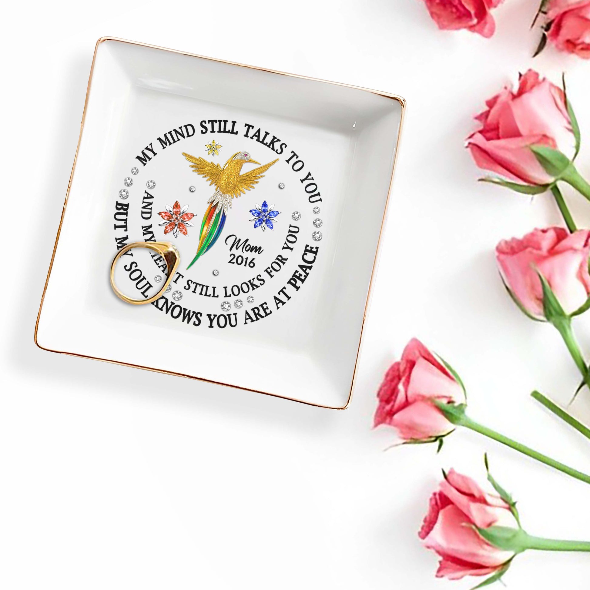 My Mind Talks to You, Soul At Peace Hummingbird Dish