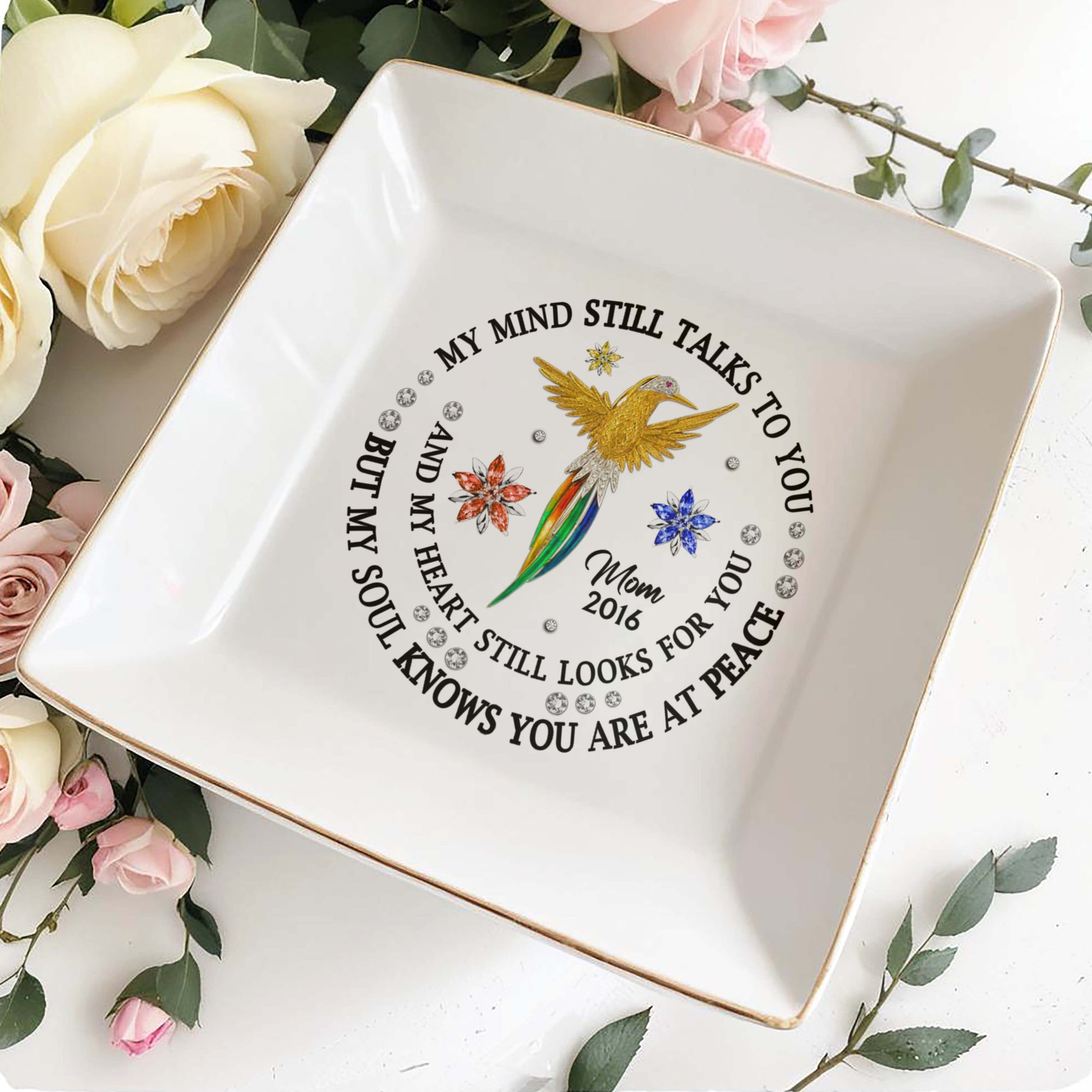 My Mind Talks to You, Soul At Peace Hummingbird Dish