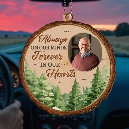 Always on Our Minds Forever in Our Hearts Memorial Ornament