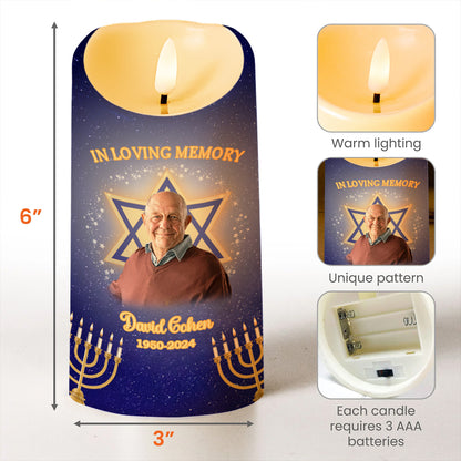 In Loving Memory Always With You Star Of David Menorah