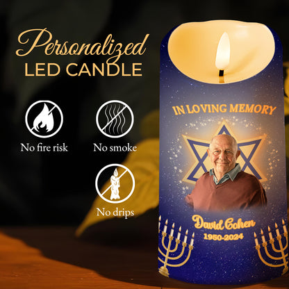 In Loving Memory Always With You Star Of David Menorah