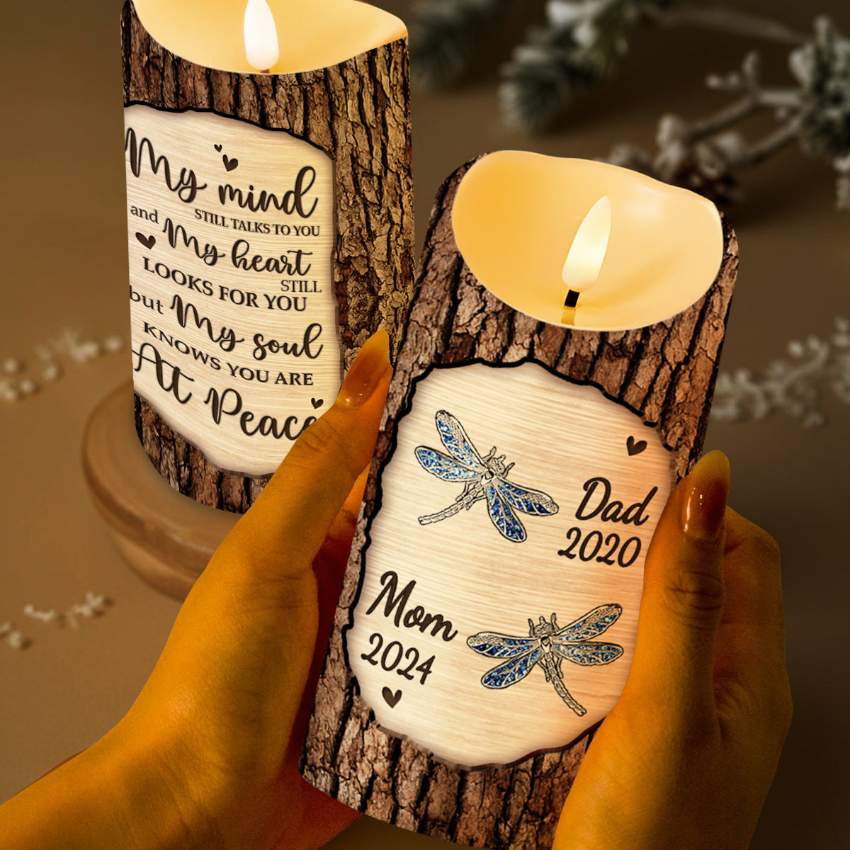 My Soul Knows You Are At Peace Dragonfly Design