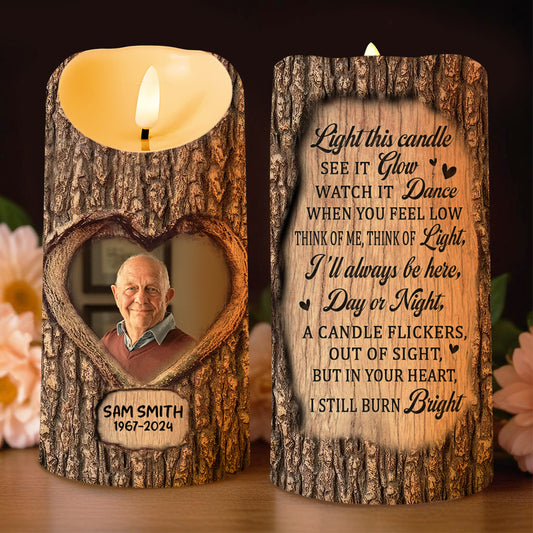 Forever In Your Heart Memorial Candle