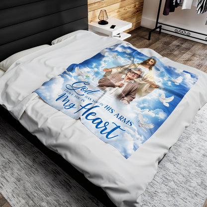 God Has You In His Arms, I Have You In My Heart Blanket