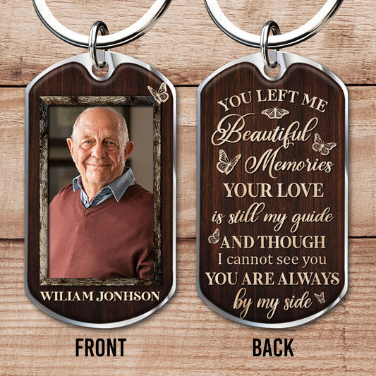 Beautiful Memories Love Guide Memorial Keychain