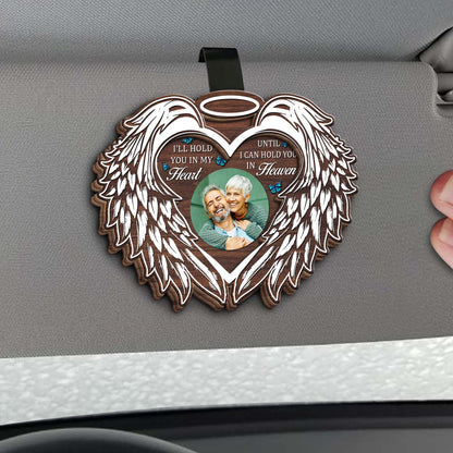 Hold You In My Heart Until Heaven Angel Wings Heart Design