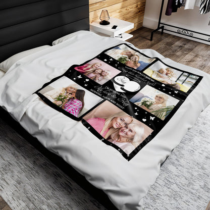 Sending Love And Hugs Personalized Family Blanket