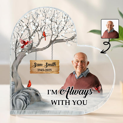 I'm Always With You, Memorial Tree And Birds Plaque