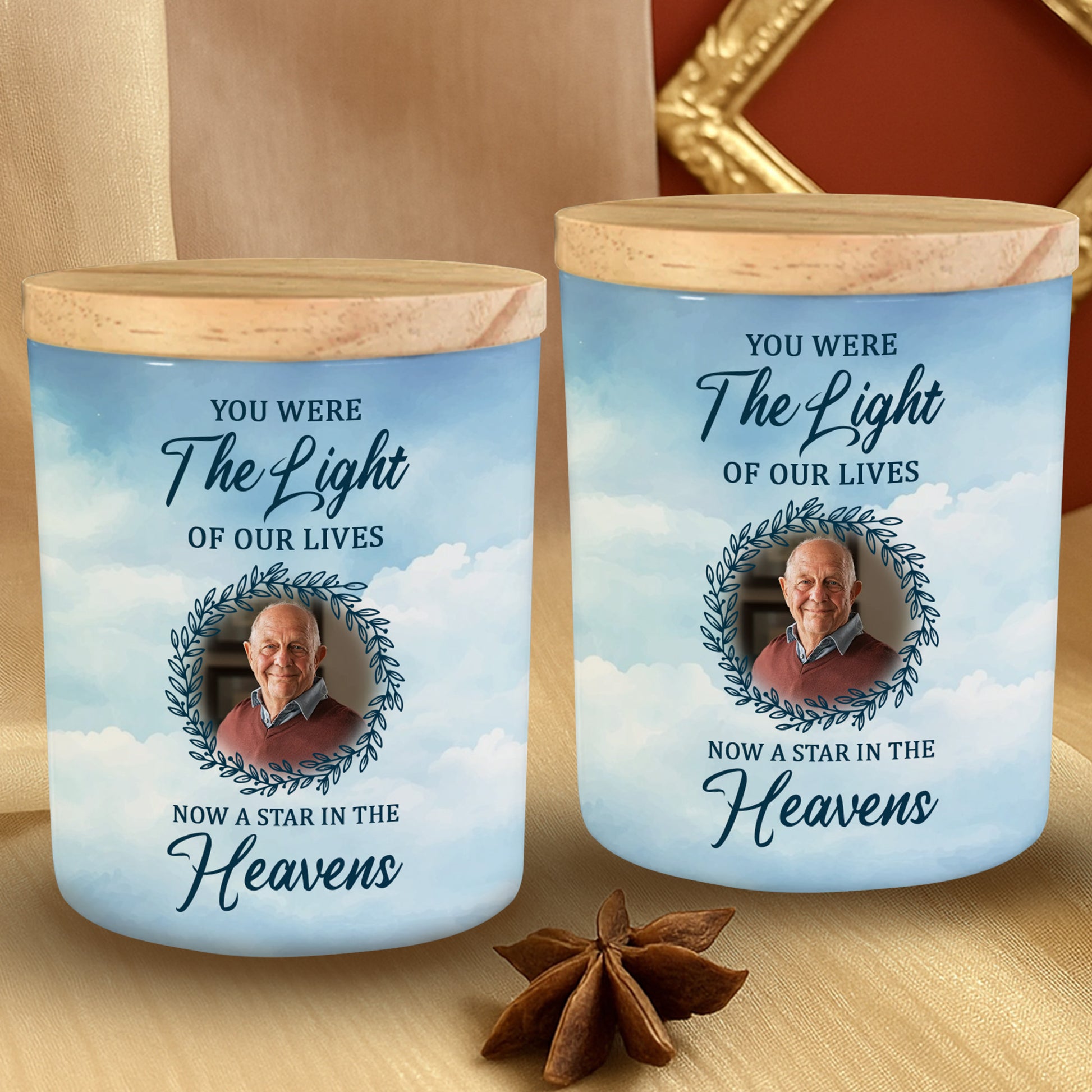 You Were The Light Of Our Lives, Wreath And Clouds