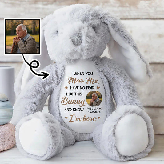When You Miss Me, Have No Fear, Hug This Bunny
